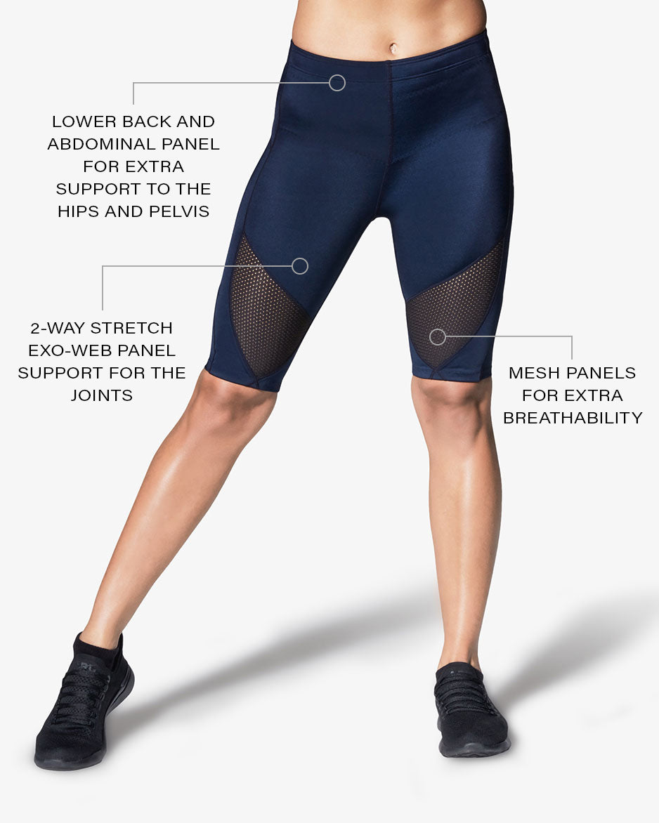 CW-X Women's Stabilyx Joint Support Compression Tight Navy : :  Clothing, Shoes & Accessories