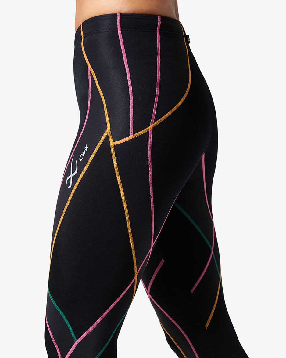 ウォーキング・ランニングウェア CW-X HZO636 GENERATOR MODEL Endurance Generator Compression Tights For Men - Black/Dark