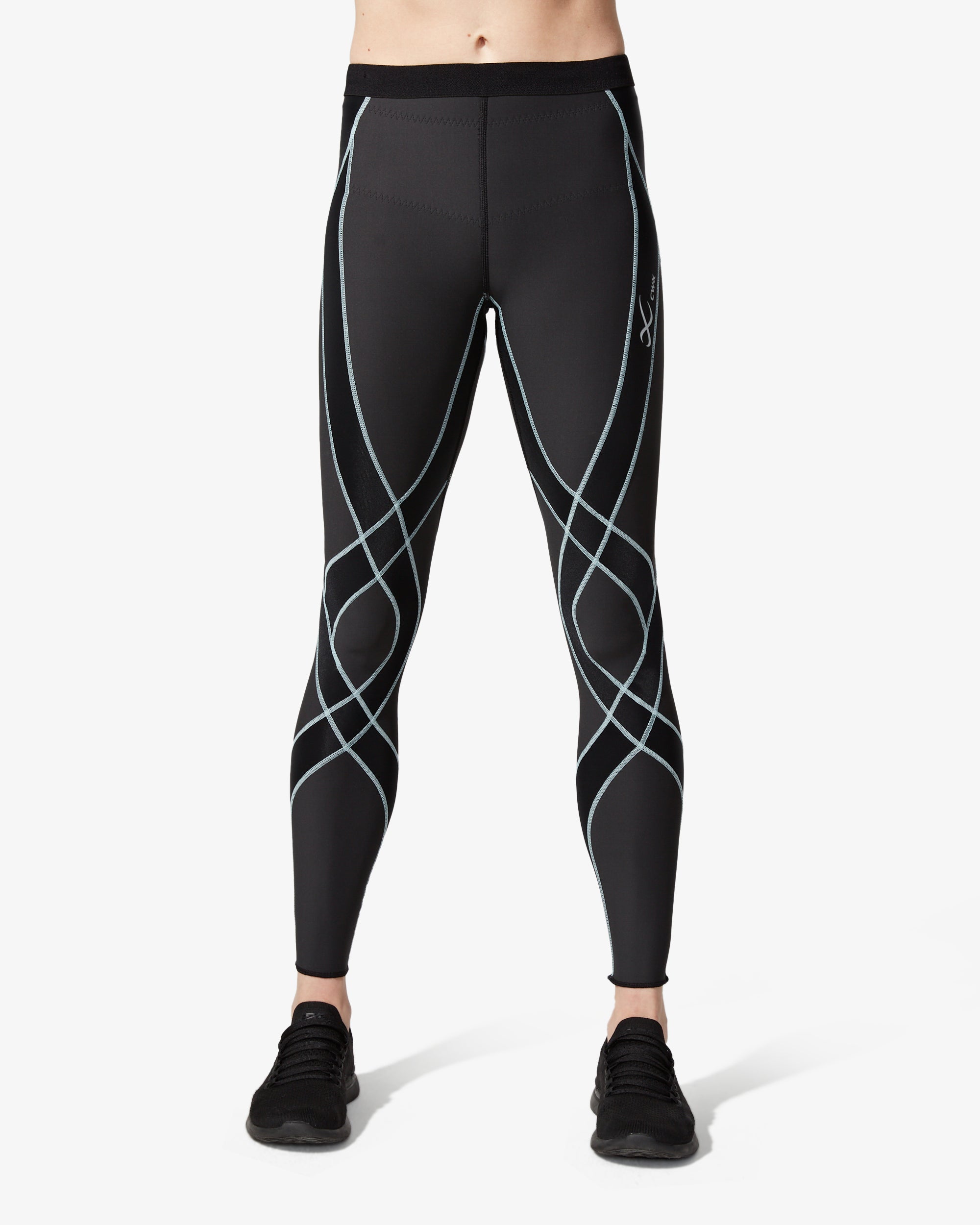 Copper Fit, Pants & Jumpsuits, Copper Fit Athletic Leggings Size M Black  White Gray Compression Gym Yoga New