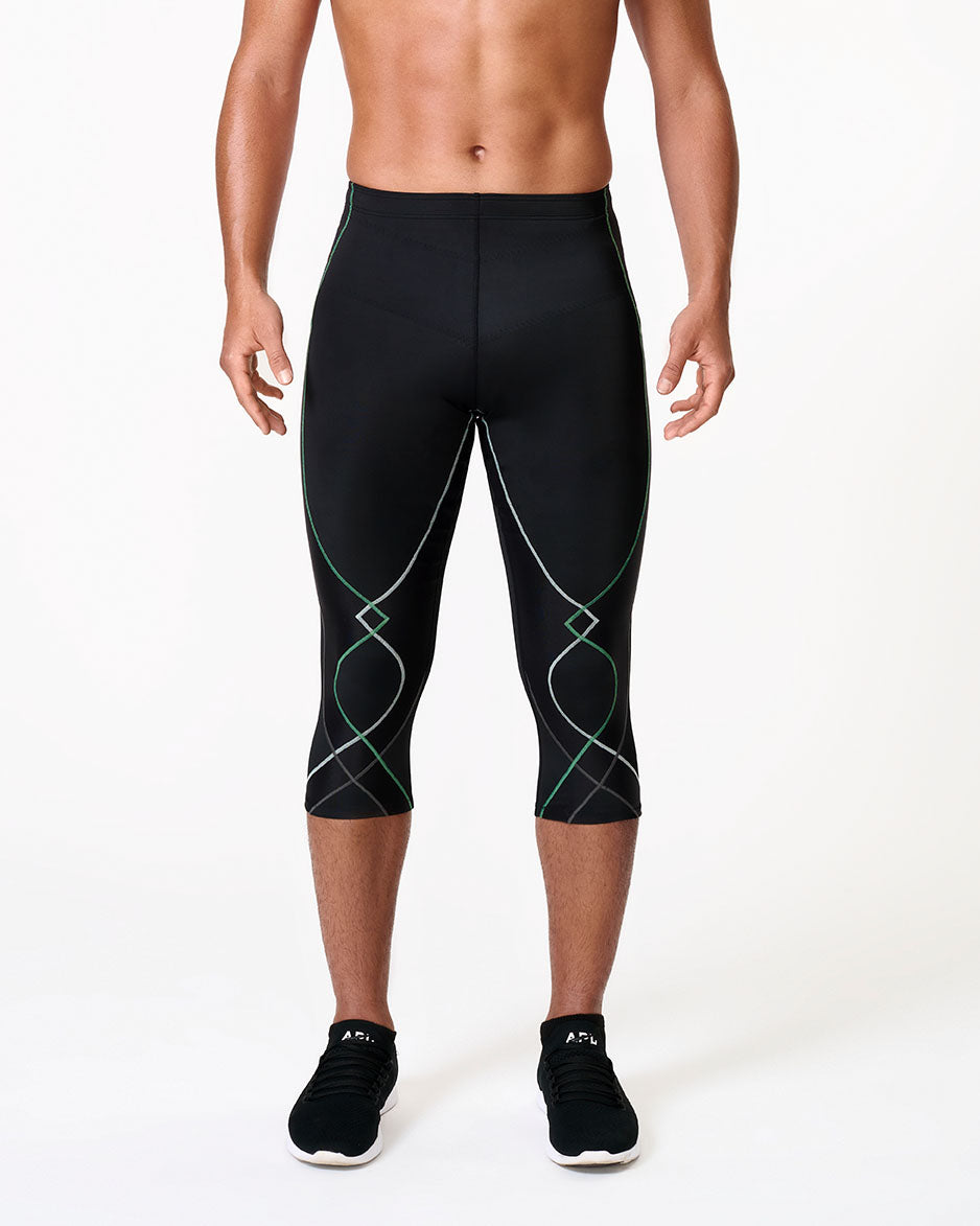 Stabilyx Joint Support 3/4 Compression Tights For Men - Black