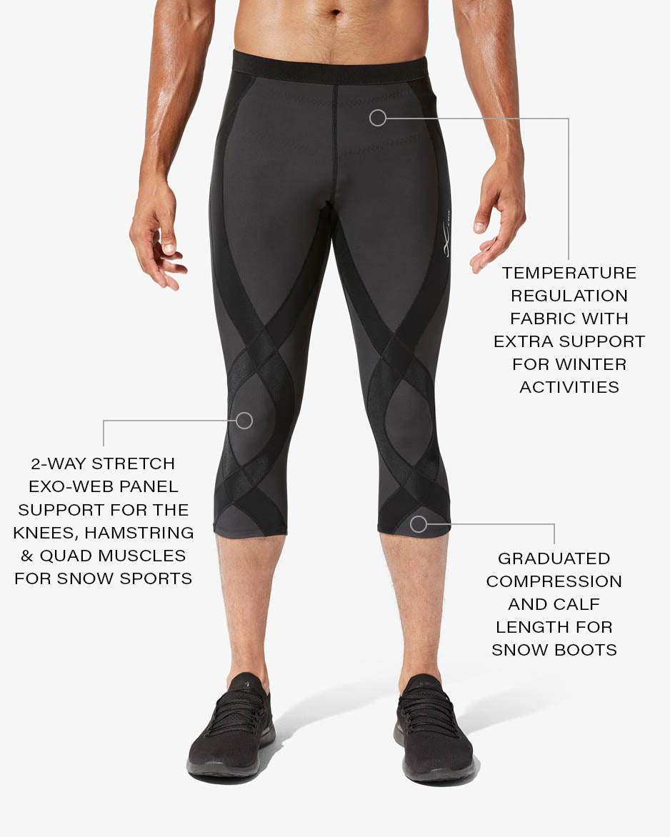 Endurance Generator Insulator Joint & Muscle Support 3/4 Compression Tight:  Black