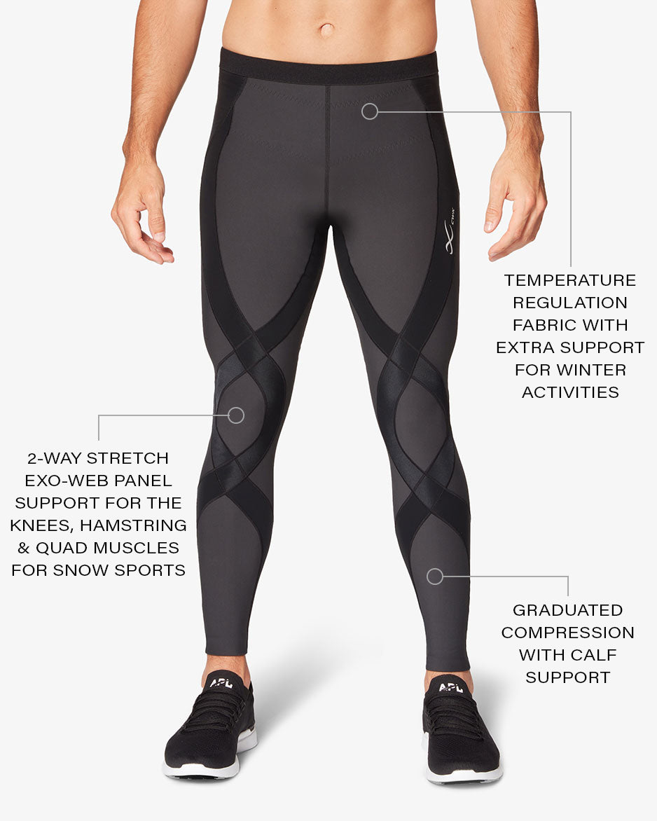 Mens Compression Tight Trouser Winter Sports Gym Running Thermal