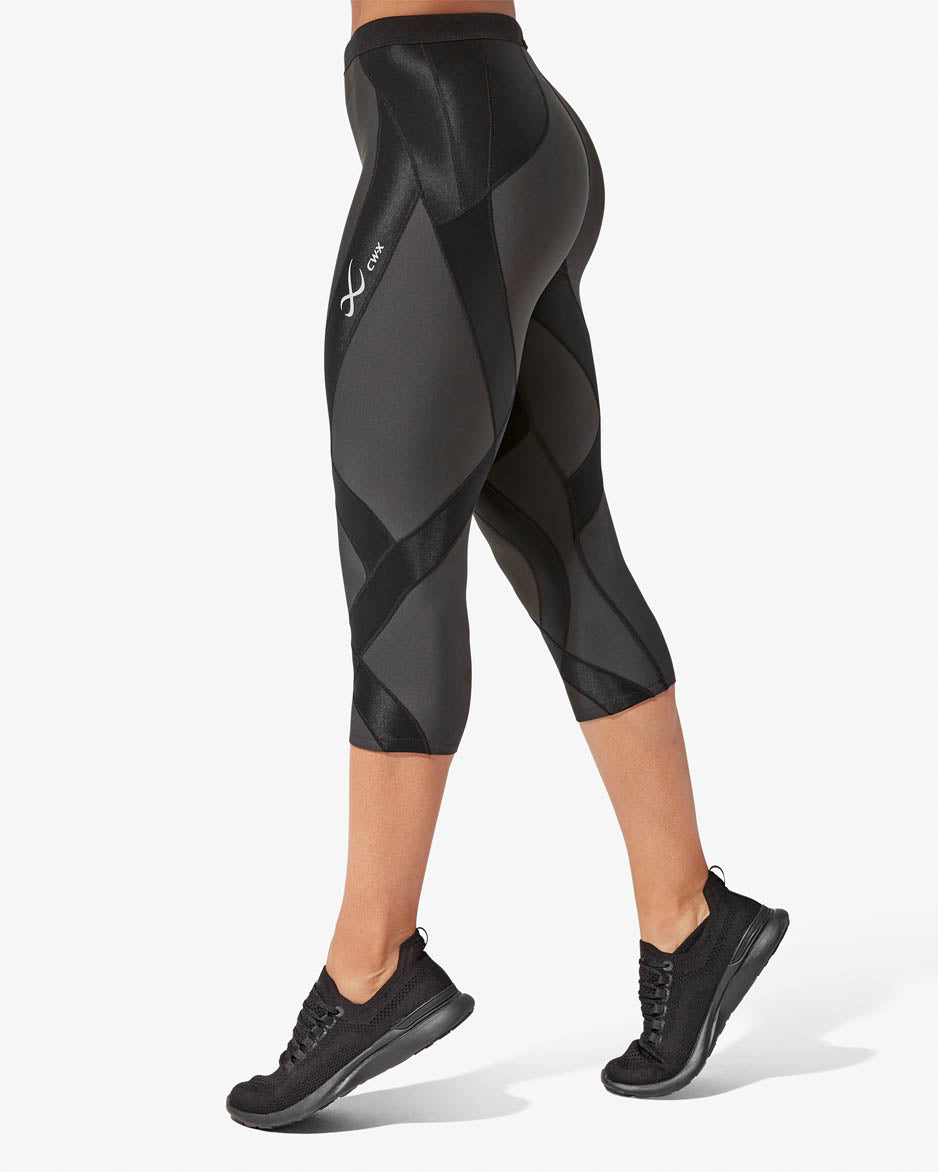 CW-X, Pants & Jumpsuits, Cwx 34 Length Stabilyx Tights Black Medium
