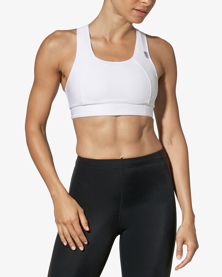 White Shockproof Sports Bra With Push Up Effect, Side Buckle & Back-less  Design, Seamless & Thin Women's Vest Underwear, Summer