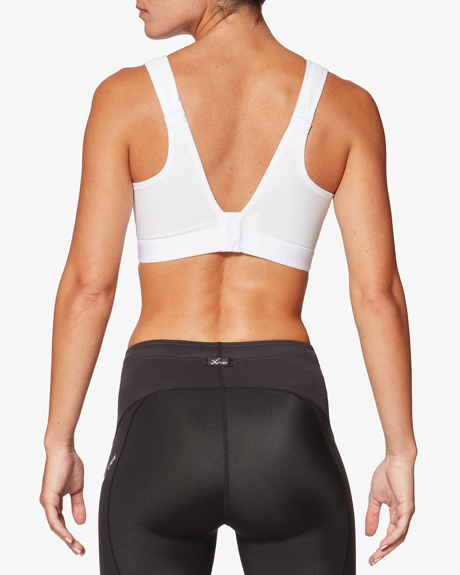 Incredible Sports bra, White, Designed for Intensive Training Extreme  Support