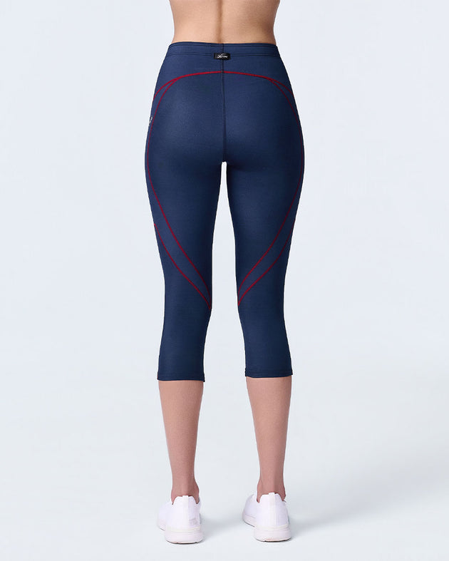 Stabilyx Joint Support 3/4 Compression Tight: Women's True Navy/Jewel