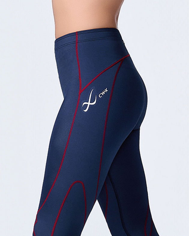 Stabilyx Joint Support 3/4 Compression Tight: Women's True Navy/Jewel