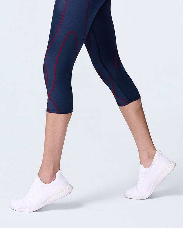 Stabilyx Joint Support 3/4 Compression Tight: Women's True Navy/Jewel