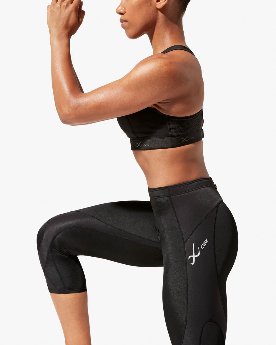 Stabilyx Joint Support 3/4 Compression Tights For Women - Black | CW-X