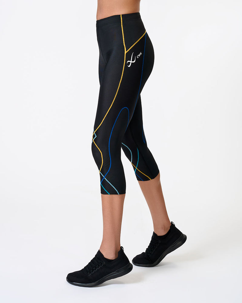 Stabilyx Joint Support 3/4 Compression Tights For Women - Black