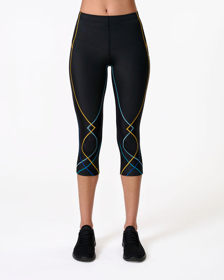 Stabilyx Joint Support 3/4 Compression Tights For Women - Black