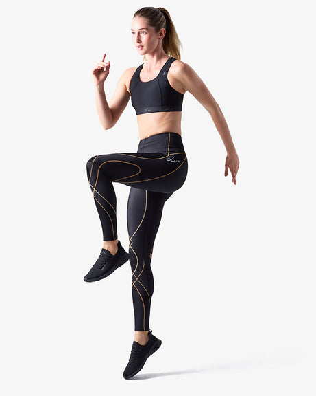 Stabilyx Joint Support Compression Tights For Women - Black/Grain