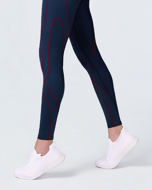 Stabilyx® Joint Support Compression Tight: True Navy/Jewel