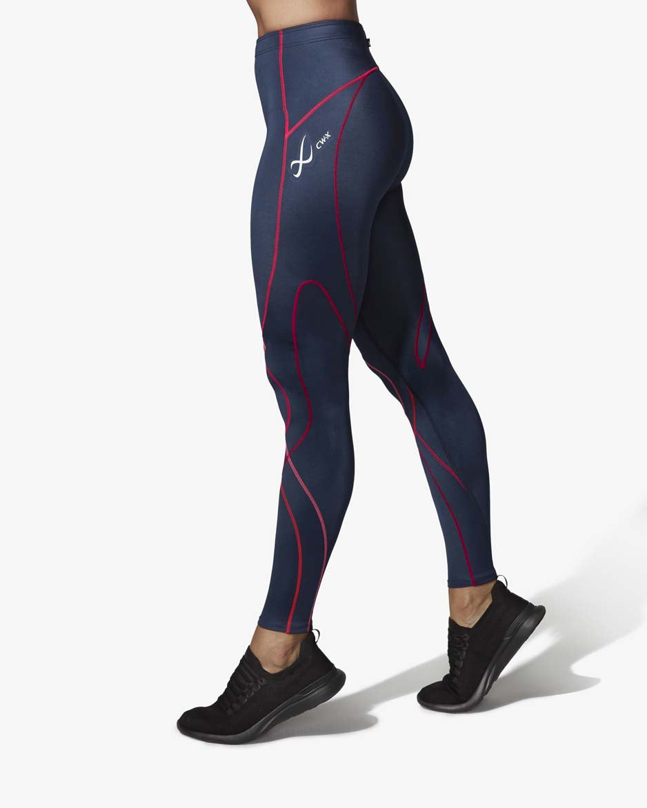 Stabilyx Joint Support Compression Tight - Women's True Navy/Hot Coral
