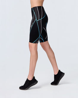 Endurance Generator Joint & Muscle Support Compression Short: Women's Black/Glacier