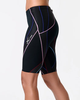 Endurance Generator Joint & Muscle Support Compression Short: Women's Black/Candy