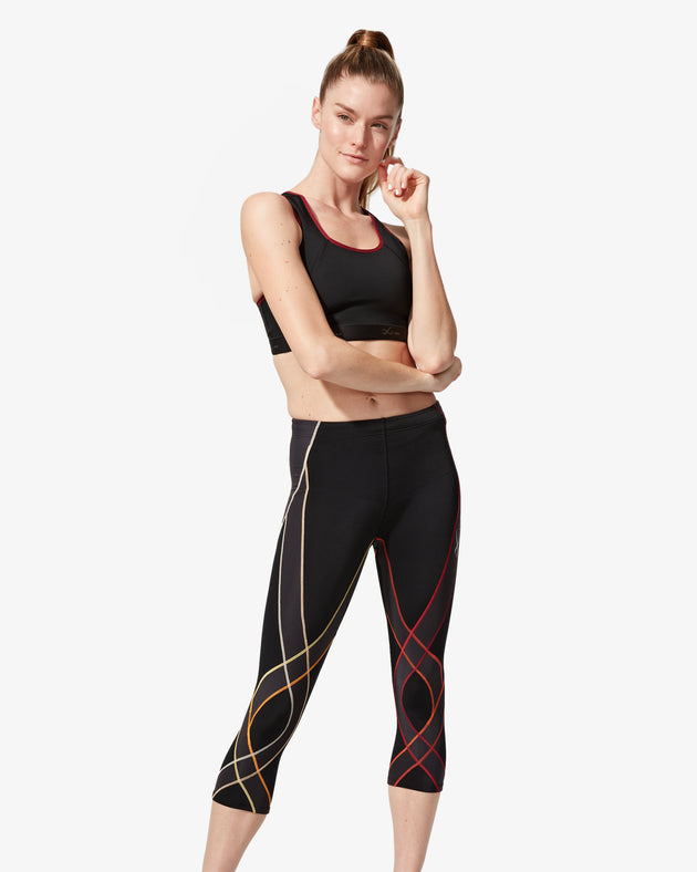 Buy CADITEX Capri Leggings for Women - High Waisted Yoga Workout Womens  Capris for Summer, Color Line, Small-Medium at