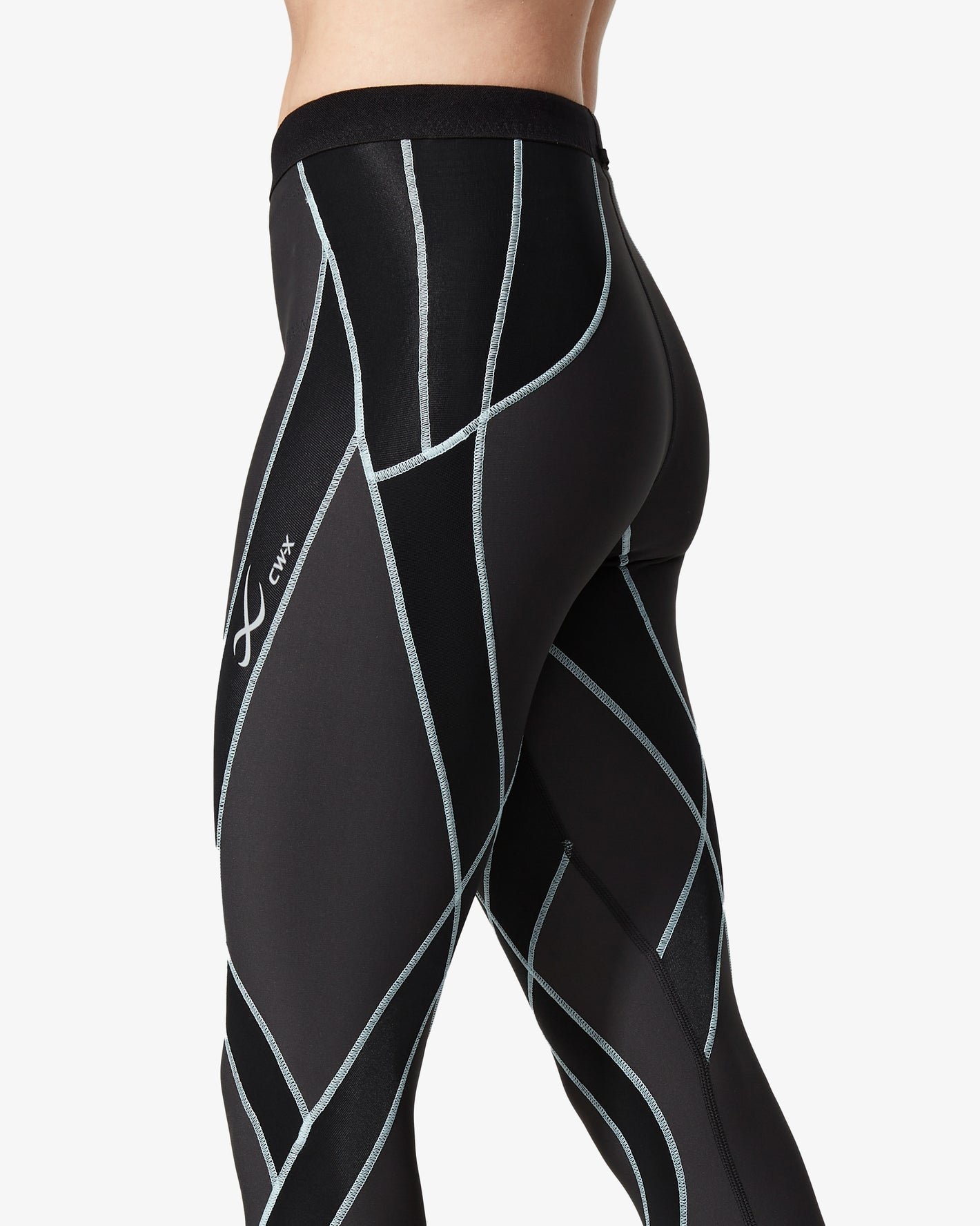 CW-X Stabilyx JointSupport Insulator Endurance Women's Pro Tights Black  Blue.XS￼