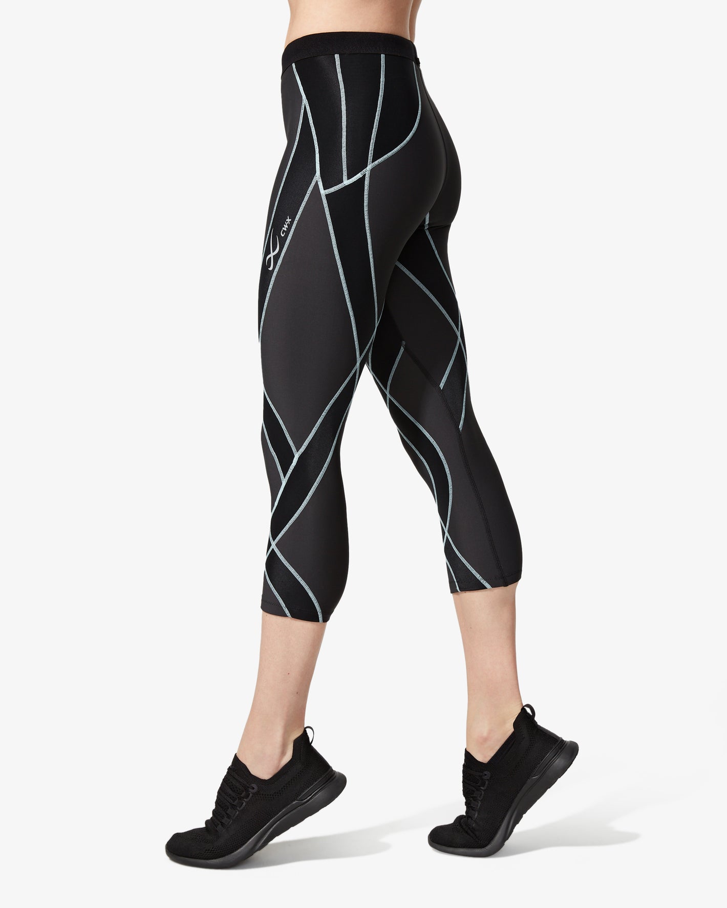 Black crop top and legging set - Yoga & Dance wear - 4 way lycra - Nachke  Dance fashion