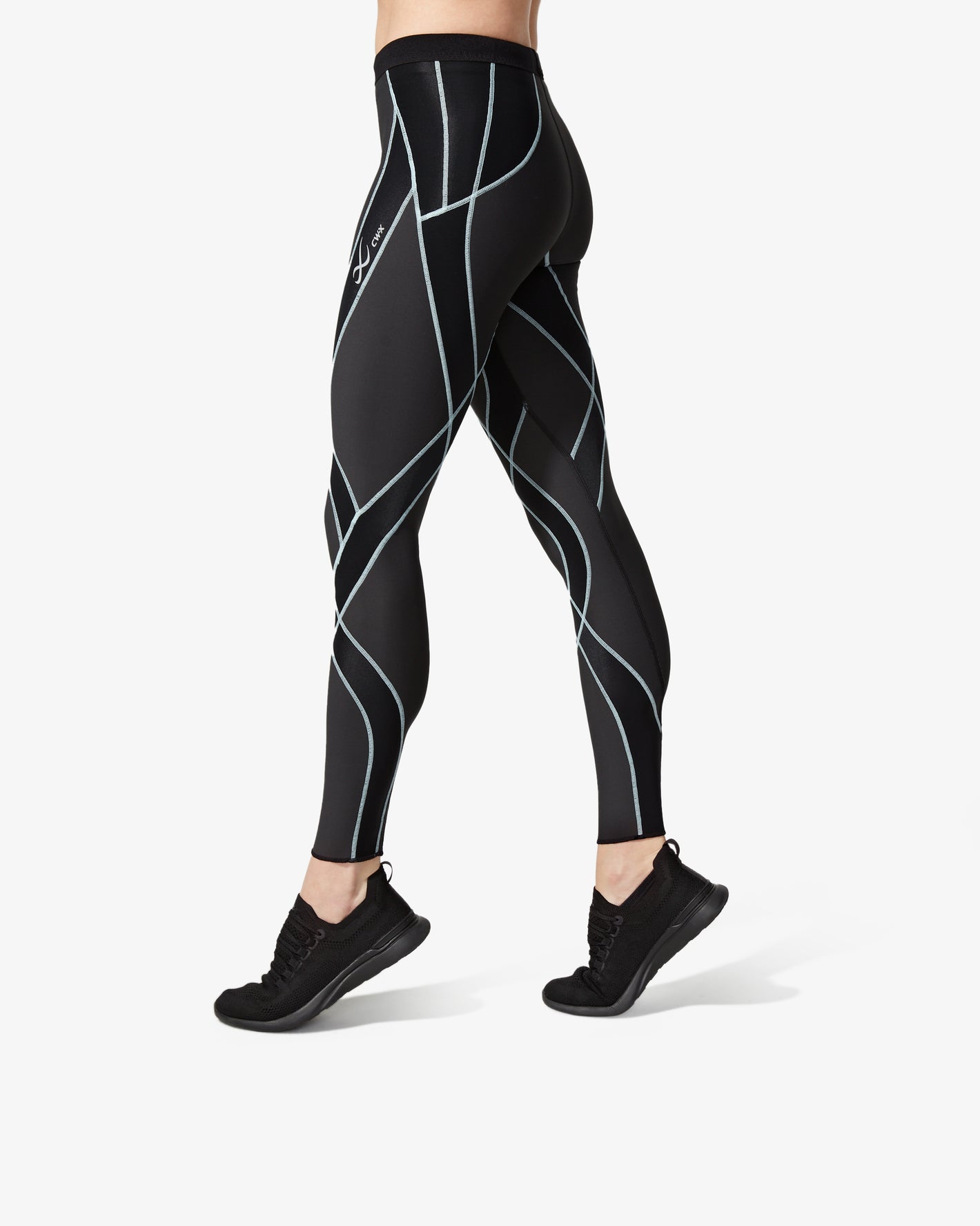 CWX Joint Compression Tight Black Leggings Womens Support