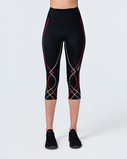 Stabilyx 3.0 Joint Support 3/4 Compression Tight: Women's Black/Rainbow
