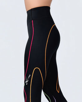 Stabilyx 3.0 Joint Support 3/4 Compression Tight: Women's Black/Rainbow