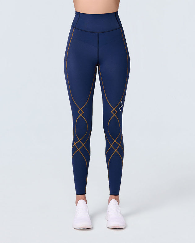 Stabilyx® 3.0 Joint Support Compression Tight: Women's True Navy/Amber