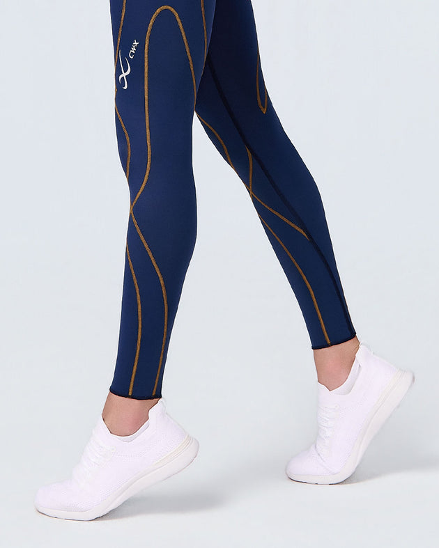 Stabilyx® 3.0 Joint Support Compression Tight: Women's True Navy/Amber