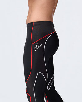 Stabilyx Joint Support 3/4 Compression Tight: Men's Black/Icon Red