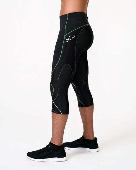 Stabilyx Joint Support 3/4 Compression Tights For Men - Black