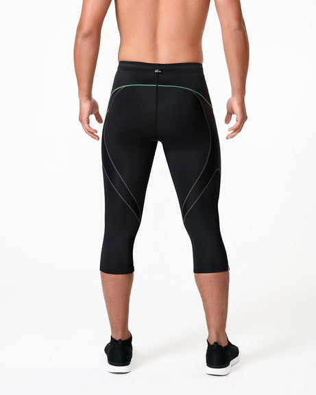 Stabilyx Joint Support 3/4 Compression Tights For Men - Black