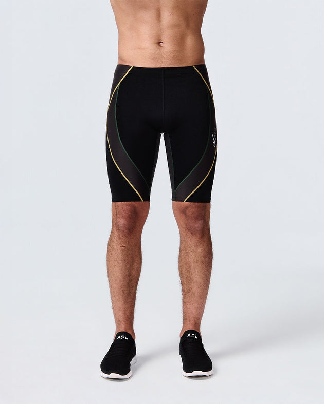 Endurance Generator Joint & Muscle Support Compression Short: Men's Black/Trail