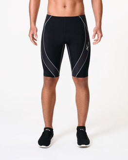 Endurance Generator Joint & Muscle Support Compression Short: Men's Black/Steel