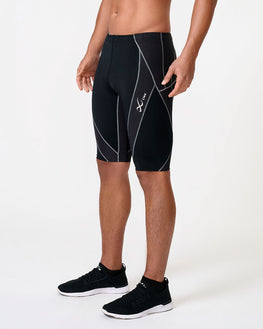 Endurance Generator Joint & Muscle Support Compression Short: Men's Black/Steel