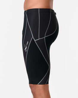 Endurance Generator Joint & Muscle Support Compression Short: Men's Black/Steel