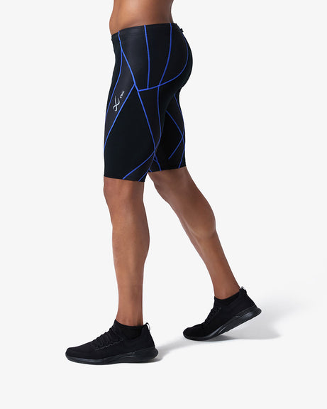 Endurance Generator Compression Shorts For Men - Black/Indigo | CW-X