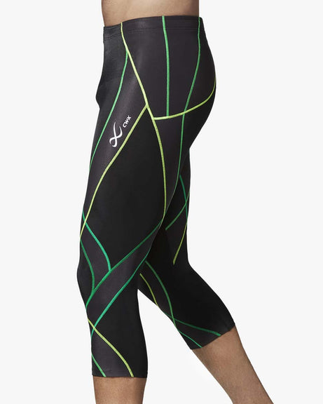Endurance Generator Joint & Muscle Support 3/4 Compression Tight - Men's  Black/Lime