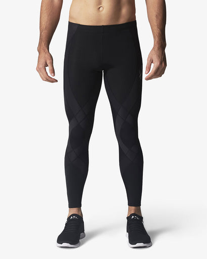 CW-X Black StabilyX Joint Support Compression Tights Men's S