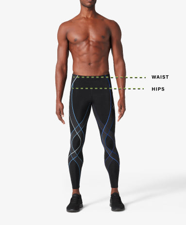 Endurance Generator Joint & Muscle Compression Tight - Men's Black/Gradient  Moroccan Blue
