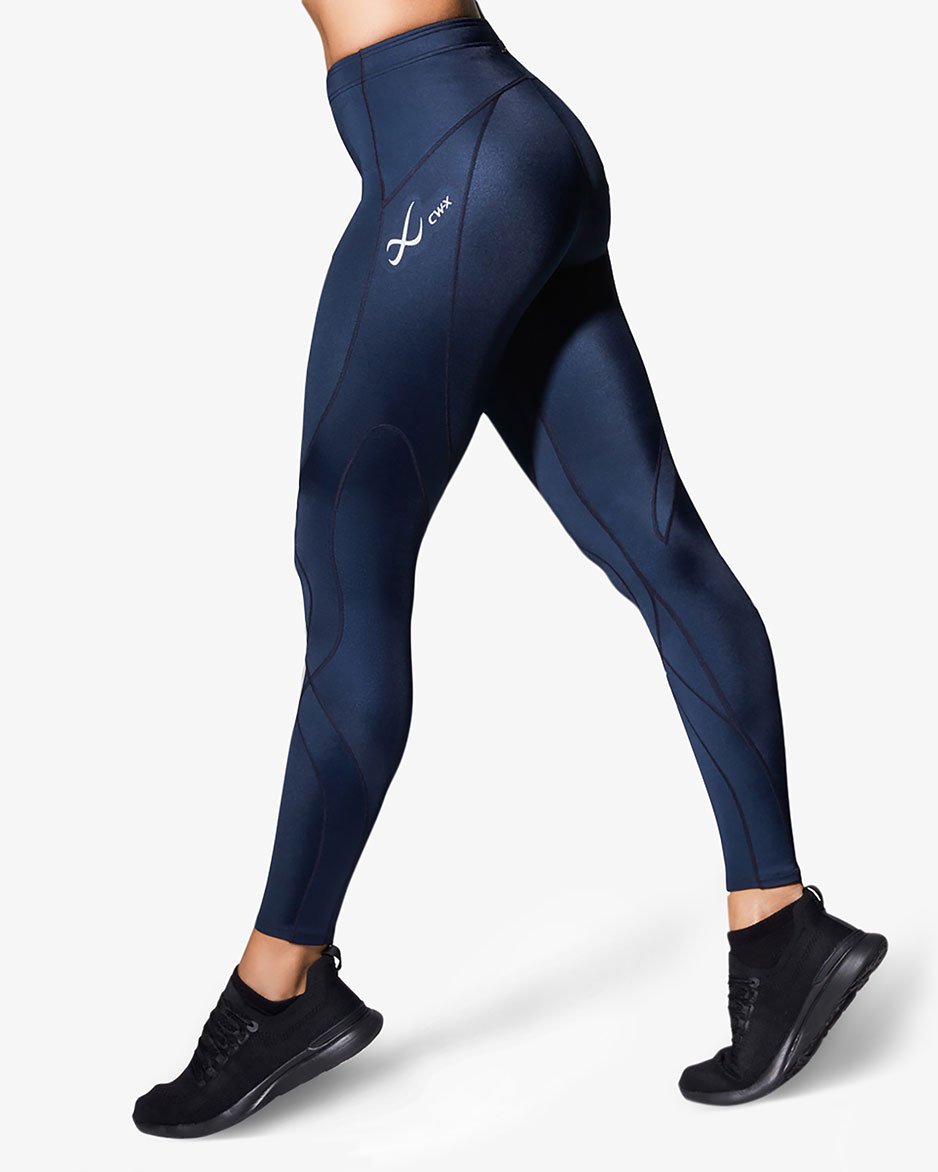 Ladies Navy Compression Tights - Atak Sports Wear