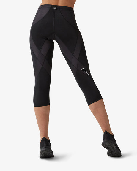 Womens Compression 3/4 Leggings. Running Bare Fight Club Tights