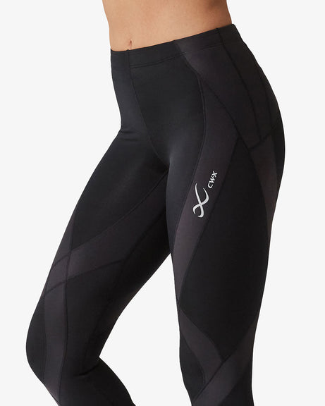 CW-X Expert Compression Tights 3/4 Women's Small Black/Gray 120826