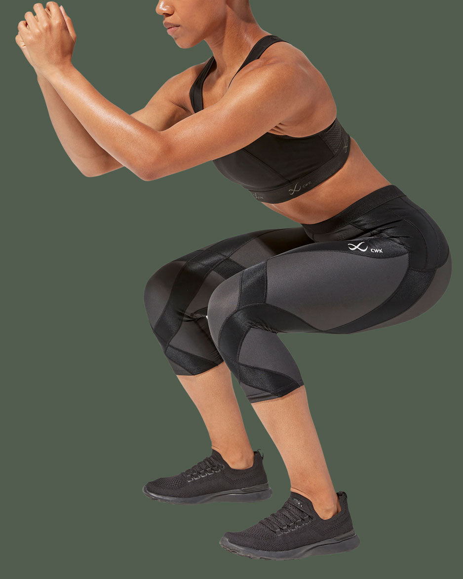 CW-X Compression Gear - Check out the New Generator Revolution Tight for  Women!! The Generator Revolution Tight combines optimum muscle and joint  support with a patented EXO-Lite Seamless EXO-WEB resulting in a