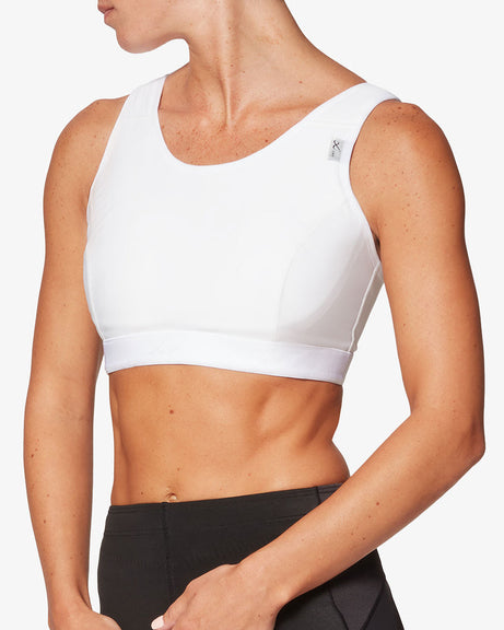 Ideology Space-Dyed Mid-Impact Seamless Sports Bra White XSmall Affordable  Designer Brands