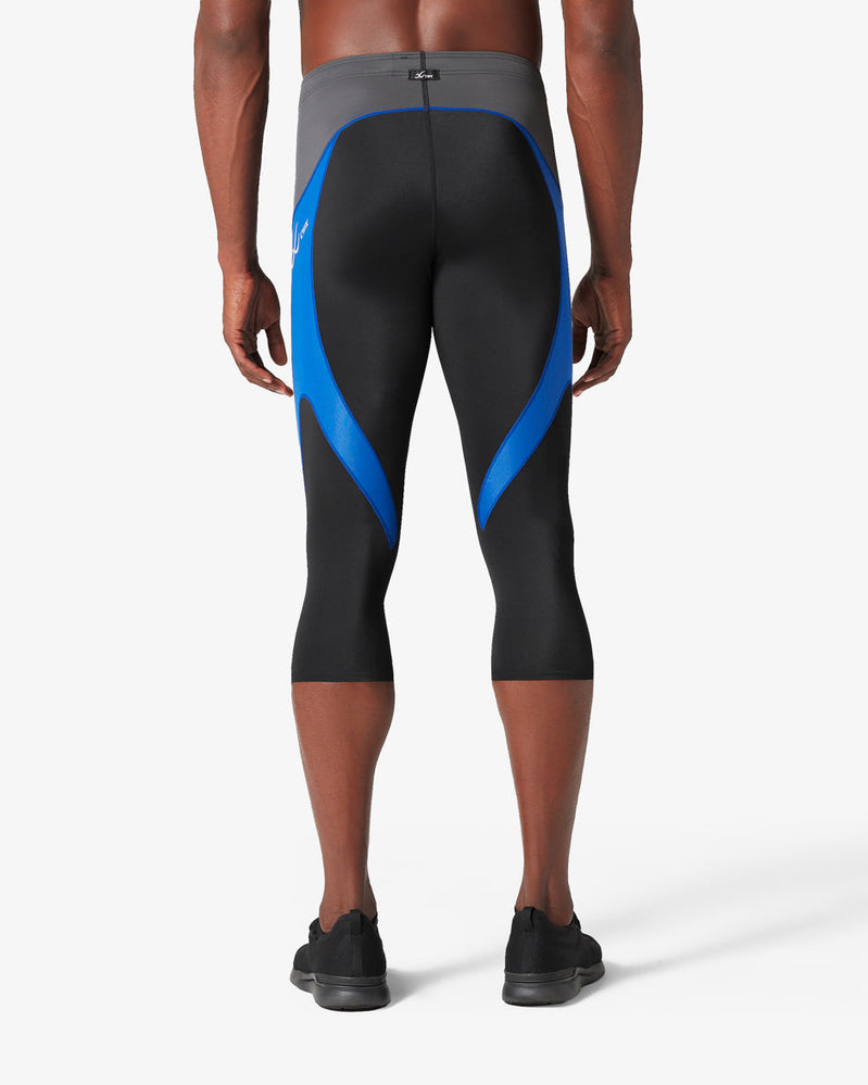 Collants De Compression Homme CW-X StabilyX, Noir/vert, Taille S - Maintien Articulaire Top !