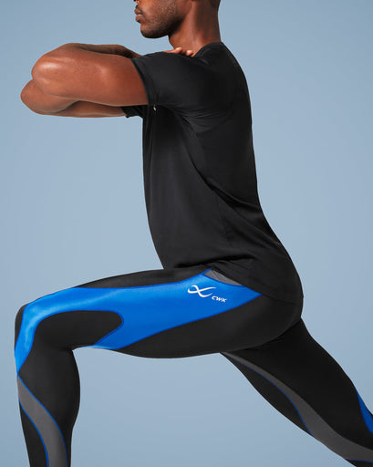 Insulator TraXter Tights // Black + Blue (S) - CW-X Conditioning Wear -  Touch of Modern