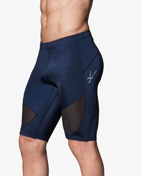 Stabilyx Joint Support Compression Tight: True Navy/Hot Coral